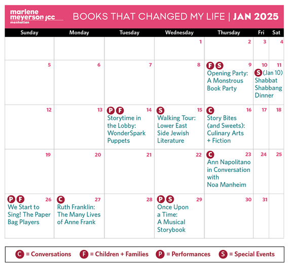 Books That Changed My Life January Calendar